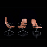 Striker-M 中背時尚辦公室皮革大班椅會議椅